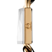 Michael Kors Gold/Black Stainless Steel/Leather Women Watch MK4445