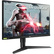 شاشة ألعاب إل جي 27inch-B UltraGear بدقة كاملة الوضوح IPS مزودة بتقنية جي سينك متوافقة ومزامنة تكيفية مقاس 27 بوصة