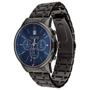 Tommy Hilfiger Kyle Black Stainless Steel Men Watch 1791633