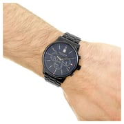 Tommy Hilfiger Kyle Black Stainless Steel Men Watch 1791633