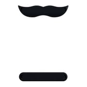 Magbak MBSCHBK MagStache Black