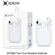 Xplore XPIQ8S Bluetooth Earbuds With Charging Case White