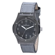 Tornado Grey Leather Men Watch T8013-XLXX