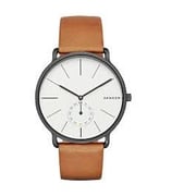 Skagen Hagen Brown Leather Men Watch SKW6216