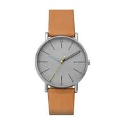 Skagen Signatur Brown Leather Men Watch SKW6373