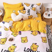 Single Size Bedding Set Of 4pcs Bear Design