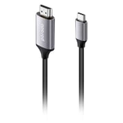 Porodo Type-C To HDMI Cable 2m Grey