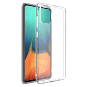 Glassology 5D Tempered Glass+ Clear Back case For Samsung A51