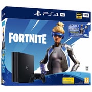Sony PlayStation 4 Pro Gaming Console 1TB Black With Fortnite Game