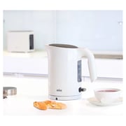 Braun 1.7L 3000W, Rapid Boil, 3-Way Protection, White Electric Kettle – WK3110WH