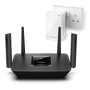 Linksys MR8300 Tri-Band Mesh WiFi Router + 1x Velop Plug-In Node - Bundle