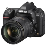 كاميرا نيكون رقمية بعدسة أحادية عاكسة طرازD850 مع عدسة نيكور AF-S مقاس 24-120مم بفتحة بؤرة f/4G، زجاج ED وخاصية تقليل الاهتزازVR.