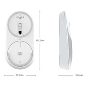 Xiaomi HLK4007GL Mi Portable Mouse Silver