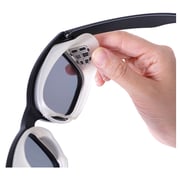 F.KOO, Detachable Eye-Shield Sunglasses Dark Navy