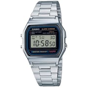 Casio Silver Stainless Steel Women Watch A158WA-1DF
