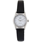 Casio Black Leather Women Watch LTP-1094E-7ARDF