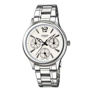 Casio Silver Stainless Steel Women Watch LTP-2085D-7AVDF