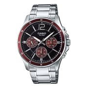 Casio Silver Stainless Steel Men Watch MTP-1374D-5AVDF