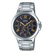 Casio Silver Stainless Steel Men Watch MTP-V300D-1A2UDF