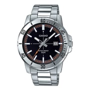 Casio Silver Stainless Steel Men Watch MTP-VD01D-1E2UDF