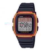 Casio Black Resin Unisex Watch W-96H-4A2VDF
