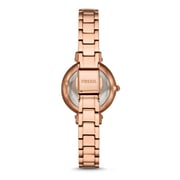 Fossil Kinsey Three-Hand Rose Gold-Tone Stainless Steel Watch - ES4447