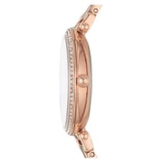 Fossil Kinsey Three-Hand Rose Gold-Tone Stainless Steel Watch - ES4447