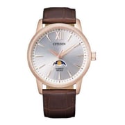 Citizen Moon Phase Brown Leather Men Watch AK5003-05A