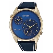 Citizen Black Leather Men Watch AO3033-00L