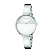 Calvin Klein Rise Silver Stainless Steel Women Watch - K7A231-46