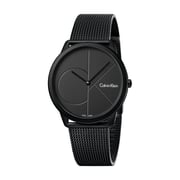 Calvin Klein Minimal Black Stainless Steel Men Watch - K3M514-B1