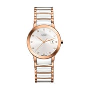 Rado Centrix Silver/Rose gold Stainless Steel Women Watch R30512742