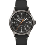 TIMEX Expedition Black Leather Analog Men Watch TW4B01900