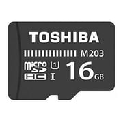 توشيبا UHS1 MicroSD 16 جيجا بايت مع محول THNM203K0160EA