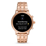 Fossil Julianna Gen5 Rose Gold Stainless Steel Women Smartwatch
