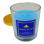 Aura Myst Candle With Gold Lid Ocean