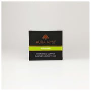 Aura Myst 5oz Hammered Copper Candles With Lid Verbana