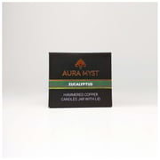 Aura Myst 5oz Hammered Copper Candles With Lid Eucalyptus
