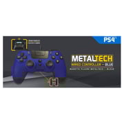 Steelplay Play Metaltech Wired PS4 Controller-Blue