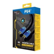 Steelplay 4K 2.0 High Speed Ultra HD HDMI 2m Black/Blue For Sony PS4/PS3