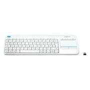 Logitech K400 Plus Wireless Keyboard With Touchpad White