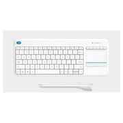 Logitech K400 Plus Wireless Keyboard With Touchpad White
