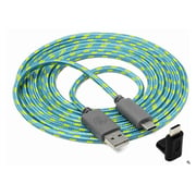 Snakebyte USB-C Charging Cable 2.5m Blue/Yellow For Nintendo Switch Lite SB915062