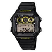 Casio Youth Black Resin Kids Watch AE-1300WH-1AVDF