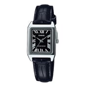 Casio Timepieces Brown Leather Women Watch LTP-V007L-7B1DF