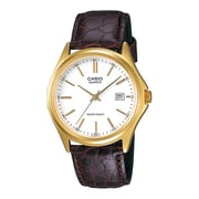 Casio Enticer Brown Leather Men Watch MTP-1183Q-7ADF