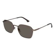 Police Tuxedo Brown Metal Men Sunglasses SPL970M-A41G-55