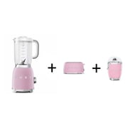 SMEG BLF01PKUK Blender+TSF02PKUK Toaster+CJF01RDUK Citrus Juicer Pink