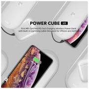 Mipow Power Cube X3 Power Bank 10000mAh W/Wireless Charging Black