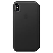 Apple Leather Folio Case Black For iPhone XS Max
